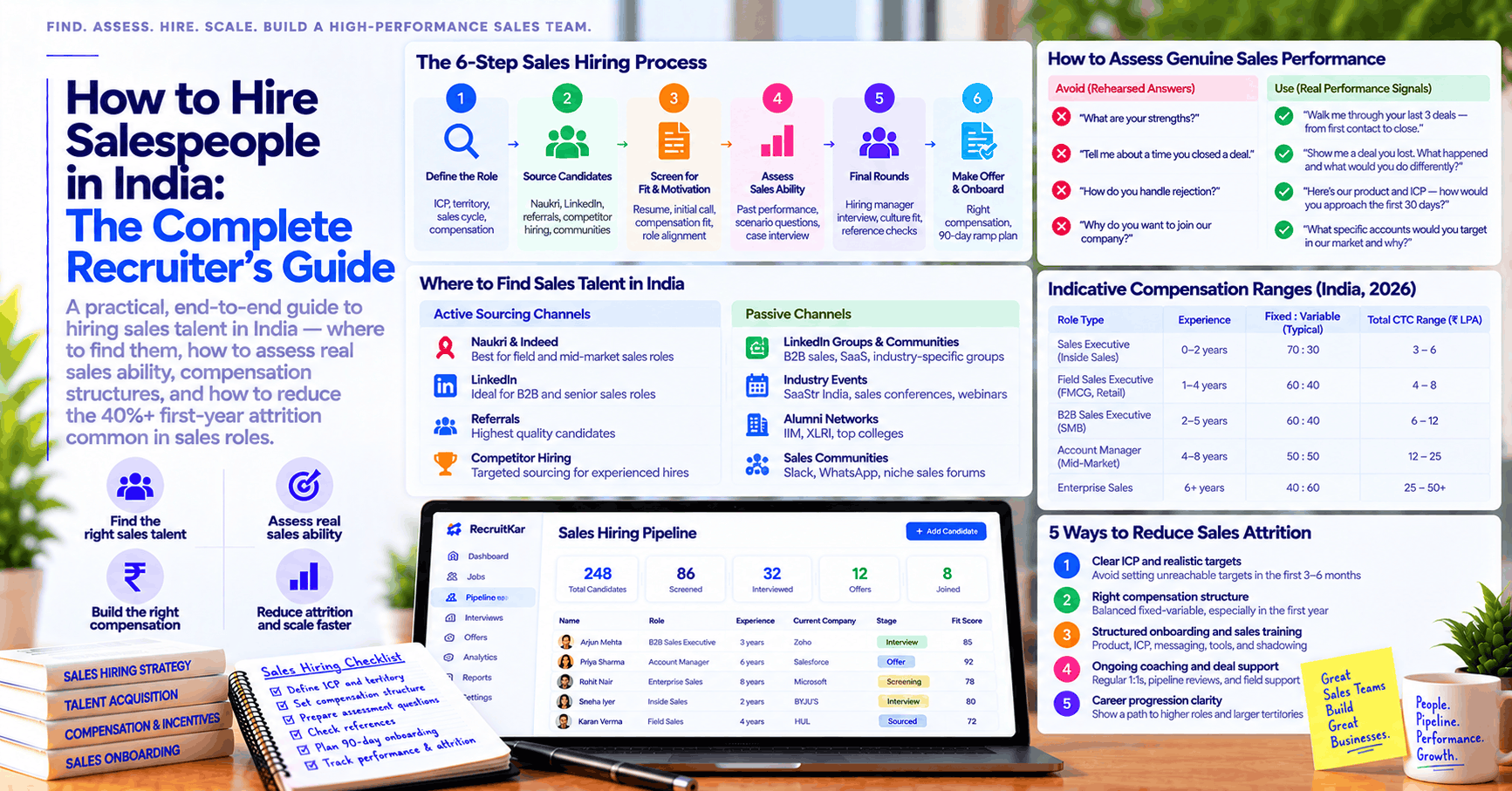 How to Hire Salespeople in India: The Complete Recruiter's Guide