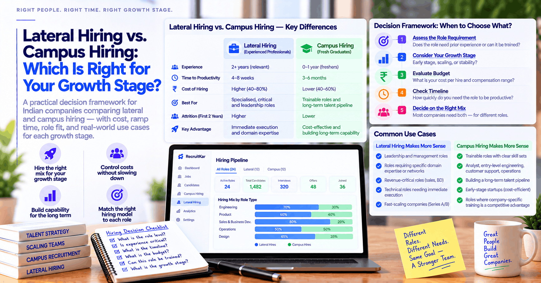 Lateral Hiring vs. Campus Hiring: Which Is Right for Your Growth Stage?