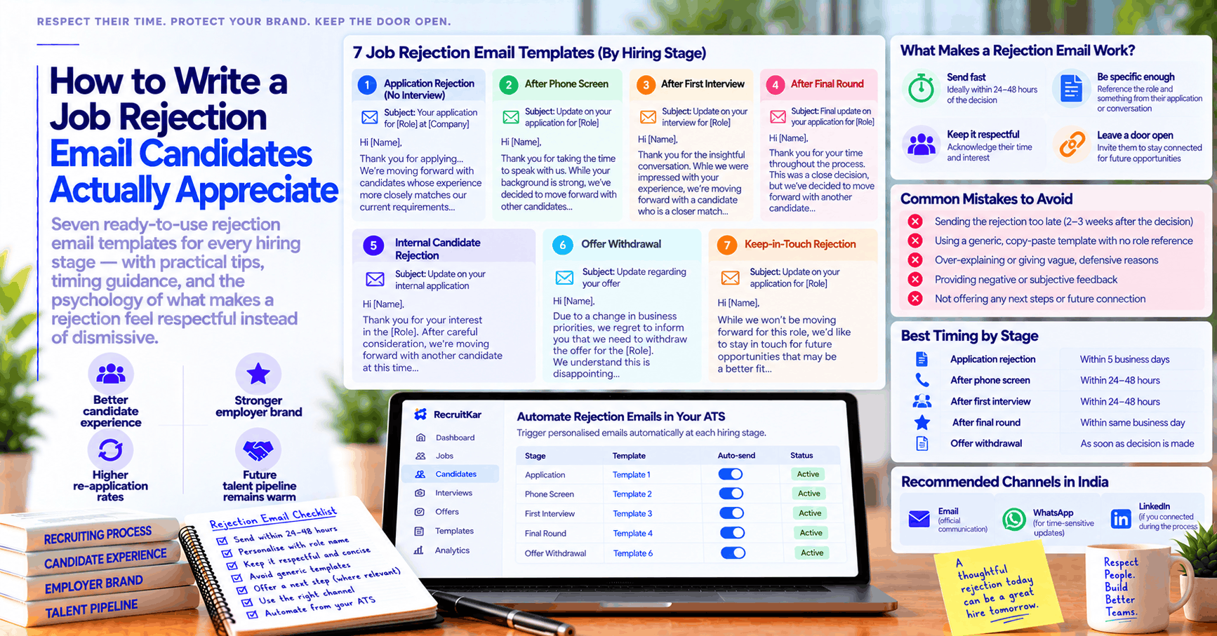 How to Write a Job Rejection Email Candidates Actually Appreciate